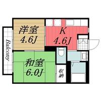 千葉県市原市五井(アパート)の賃貸物件の間取り