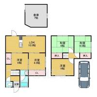 奈良県橿原市白橿町8(一戸建)の賃貸物件の間取り