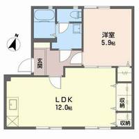 ツインハイツBの間取り