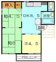 ファミール南の間取り