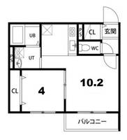 北海道千歳市栄町1(マンション)の賃貸物件の間取り