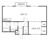 ロイヤルコーポの間取り