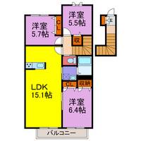 メゾン福渡の間取り