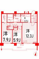 物件の間取り画像