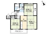 UR花見川の間取り