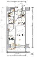 BPRレジデンス浅草の間取り