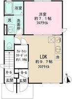 東京都杉並区南荻窪4(アパート)の賃貸物件の間取り