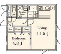 ラピス白金の間取り
