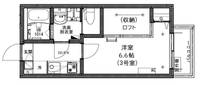 埼玉県越谷市東大沢1(アパート)の賃貸物件の間取り