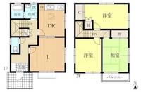 神奈川県厚木市七沢(一戸建)の賃貸物件の間取り