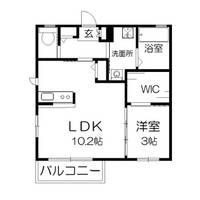 フェルトクラインCの間取り