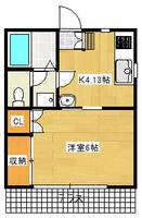 トラッドハウス12番館の間取り