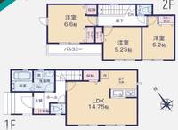 千葉県四街道市さちが丘2(一戸建)の賃貸物件の間取り