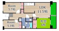 大阪府大阪市都島区大東町3(マンション)の賃貸物件の間取り