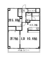 神奈川県川崎市麻生区上麻生5(マンション)の賃貸物件の間取り