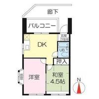 大阪府大阪市旭区新森3(マンション)の賃貸物件の間取り