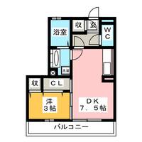 グラン・ブルーエスターテ矢中の間取り