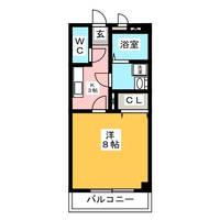 マンション ミューズ 雅の間取り