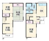 静岡県浜松市中央区早出町(一戸建)の賃貸物件の間取り