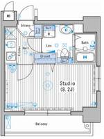 東京都新宿区北新宿1(マンション)の賃貸物件の間取り