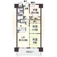 アメニティ江戸堀の間取り
