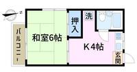 レピュートいりふねの間取り