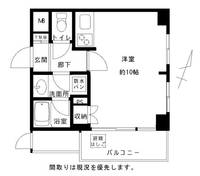東京都品川区東五反田1(マンション)の賃貸物件の間取り