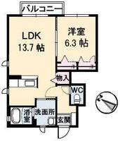 ブランドール OHNOの間取り