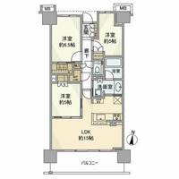 東京都北区赤羽西6(マンション)の賃貸物件の間取り