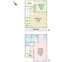 東京都日野市万願寺1(一戸建)の賃貸物件の間取り