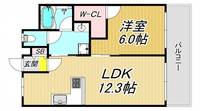 グリーンフォレスト武庫之荘11の間取り