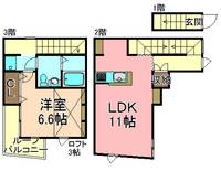 東京都足立区栗原3(アパート)の賃貸物件の間取り