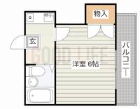 兵庫県加古川市加古川町溝之口(アパート)の賃貸物件の間取り