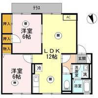 サニーハイツ田寺 A棟の間取り