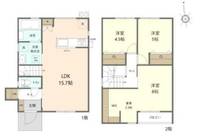 福岡県春日市春日1(一戸建)の賃貸物件の間取り