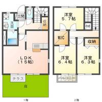 三重県松阪市嬉野中川新町2(一戸建)の賃貸物件の間取り