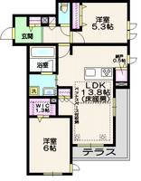 埼玉県川口市芝中田1(マンション)の賃貸物件の間取り