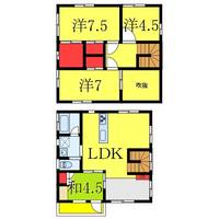 埼玉県さいたま市緑区大字中尾(一戸建)の賃貸物件の間取り