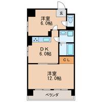 愛知県名古屋市中区丸の内1(マンション)の賃貸物件の間取り