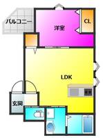 ネオスタイル井尻駅前の間取り