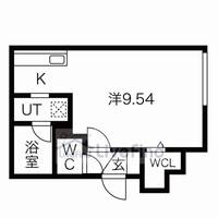 北海道札幌市厚別区厚別中央三条2(マンション)の賃貸物件の間取り
