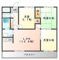 物件の間取り画像