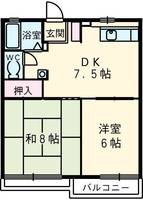 コンシェール長沼 A棟の間取り