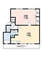 ライフヴィレッジ田迎IIIの間取り