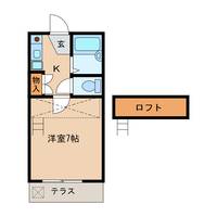 静岡県浜松市中央区助信町(アパート)の賃貸物件の間取り