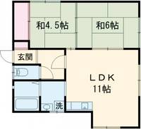 第5司レジデンスの間取り