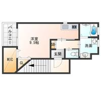 大阪府大阪市此花区高見2(アパート)の賃貸物件の間取り