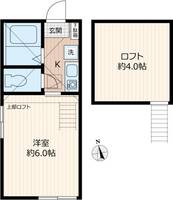 神奈川県川崎市川崎区小田4(アパート)の賃貸物件の間取り