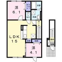 ベルメゾンDの間取り