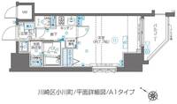 ズーム川崎セカンドの間取り